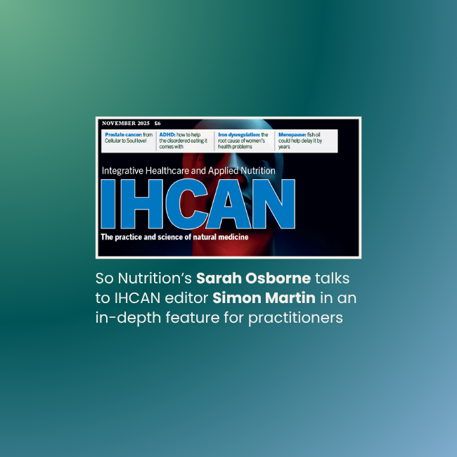 IHCAN talks to So Nutrition Academy about ADHD and eating behaviours